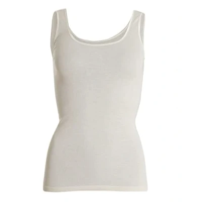 Afbeelding van Cosilana, Merino top/okselhemd voor dames, 70% wol (KBA), 30% zijde, naturel, 44