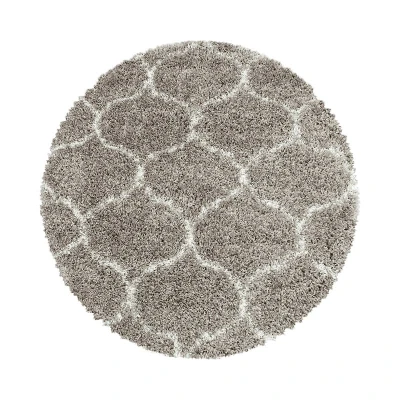 Afbeelding van Rond Vloerkleed Circles 80cm Beige 123vloerkleed.nl is de online webshop voor vloerkleden en woonaccessoires.