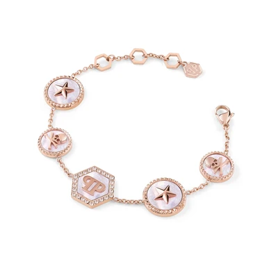 Afbeelding van Philipp Plein PJ2EA15BU Armband Dames 16cm PP BUTTONS