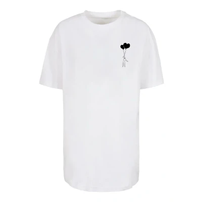 Afbeelding van Merchcode LOVE IN THE AIR Tshirt print, Dames, Maat: 3XL, White