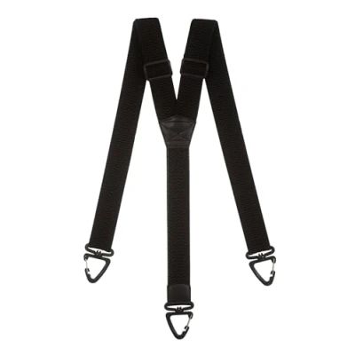 Afbeelding van Olata Y Vormige Bretels met Kunststof Karabijnhaken 4 cm. Zwart