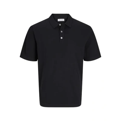 Afbeelding van Jack &amp; Jones Jjeemil Poloshirt, Heren, Maat: XL, Black