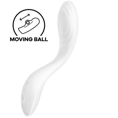 Afbeelding van Satisfyer Rrrolling Pleasure Vibrator Wit