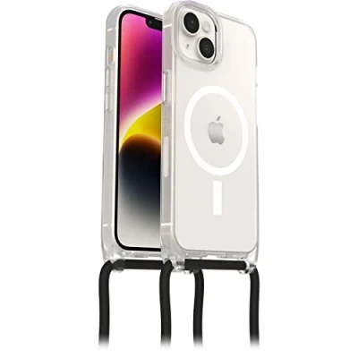 Afbeelding van Otterbox React Apple iPhone 14 Back Cover Transparant Met Koord