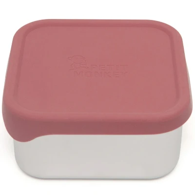 Afbeelding van Petit monkey rvs snackdoosje lucy mahogany rose