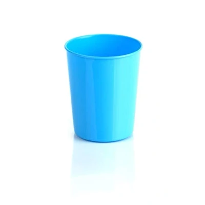 Afbeelding van Kimmel Mok drinkbeker beker onbreekbaar stapelbaar herbruikbaar 250 ml, kunststof, lichtblauw