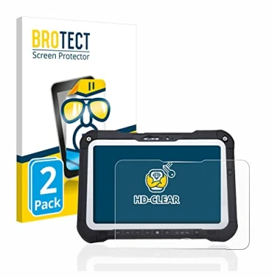 Afbeelding van BROTECT (2 Stuks) Schermbeschermer voor Panasonic Toughbook FZ G2 / Screen Protector Transparant