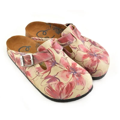 Afbeelding van Goby Roselle Clogs Dames Handgemaakt Vegan Leer Maat 35