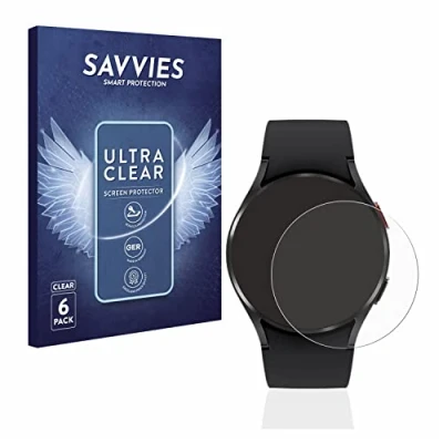 Afbeelding van Savvies (6 Stuks) Schermbeschermer voor Samsung Galaxy Watch 4 (40mm) Screen Protector Ultra Transparant