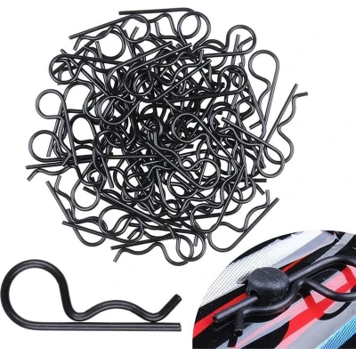 Afbeelding van MMOBIEL 50 Universele RC Carrosserie Clips Platte R Pinnen voor auto / Off Road Buggy