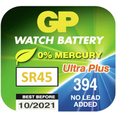 Afbeelding van GP Knoopcel 394 1.55 V 1 stuk(s) Zilveroxide GP394LOD662A1