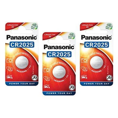 Afbeelding van Panasonic CR2025 lithiumbatterij