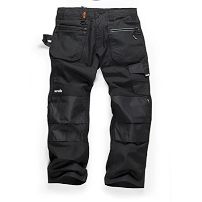 Afbeelding van Scruffs Ripstop Trade zwarte werkbroek (36&quot; taille/32 been)