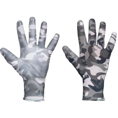 Afbeelding van Handschoen Camouflage wit, maat 9