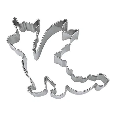 Afbeelding van Staedter Dragon Shape Cookie Cutter, 10,5 cm, roestvrij staal, zilver