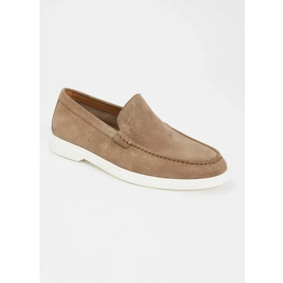 Afbeelding van BOSS Sienne Instappers beige, Heren, Maat: 42, Beige Leer