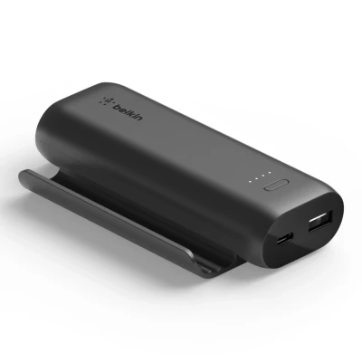 Afbeelding van BoostCharge Gaming Powerbank + Stand van Belkin 0,3 Meter / Zwart Kunststof