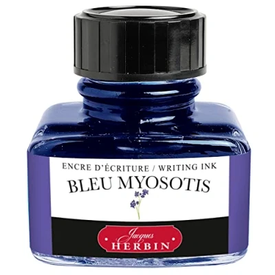 Afbeelding van Jacques Herbin 13015T 30ml Fles Inkt voor Vulpennen en Rollerball Pennen Bleu Myosotis