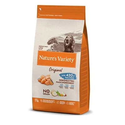 Afbeelding van Natures Variety Original Adult Medium / Maxi Salmon No Grain 2 KG (408122)