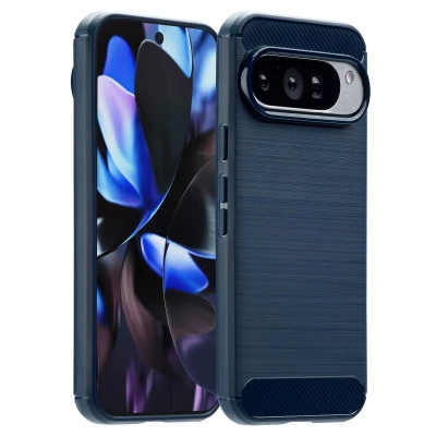 Afbeelding van Brushed Backcover voor de Google Pixel 10 Pro Donkerblauw