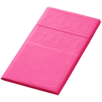 Afbeelding van Servetten tissue 33cm 3 laags fuchsia 1/8 vouw