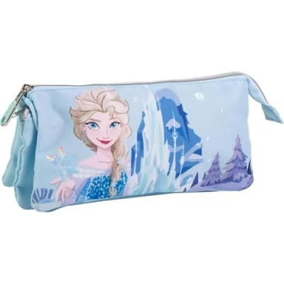 Afbeelding van Schoolpennenzak Frozen Licht Blauw 12 x 3 22,5 cm