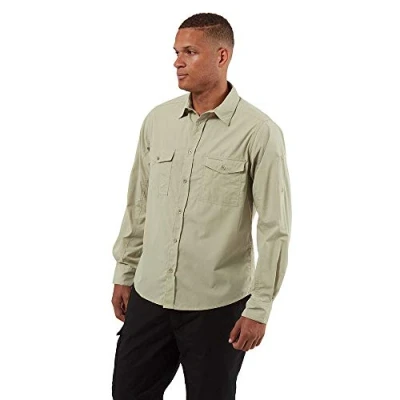 Afbeelding van Craghoppers Heren Kiwi Ls wandelshirt, havermout, 4XL EU