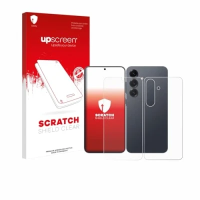 Afbeelding van upscreen Screenprotector voor Samsung Galaxy S25 (Voor+Achter) Folie Beschermfolie transparant