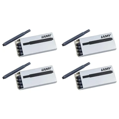 Afbeelding van Lamy Zwarte T10 Vulpen Inktpatronen 4 Packs (LAM BLK4PAC)