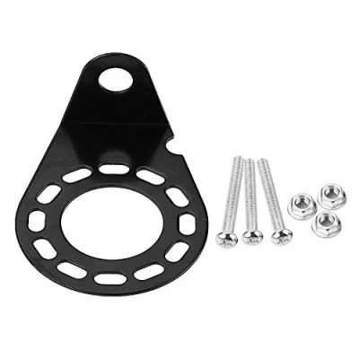 Afbeelding van Keenso Zwart 7 pins 13 connector houder rechthoekig stopcontact voor caravans trekhaak met complete schroeven en moeren Andere instrumenten