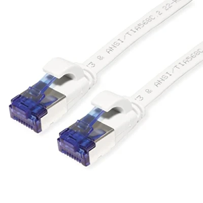 Afbeelding van VALUE FTP patchkabel, Cat.6A (Class EA), extra plat, wit, 5 m