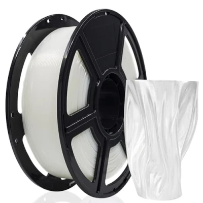 Afbeelding van Flashforge filament, PLA 1,75 mm, 3D printer spoel van 1 kg, maatnauwkeurigheid +/ 0,02 voor FDM printers, betere taaiheid en geen knopen, transparant