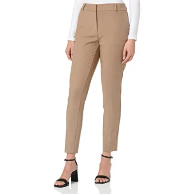 Afbeelding van Selected Femme Slfrita SLIM PANT Broek, Dames, Maat: 40, Camel