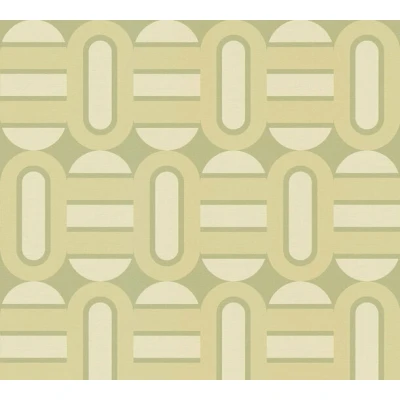 Afbeelding van AS Creation Retro Chic 39536 1 / 395361 Groen Crème