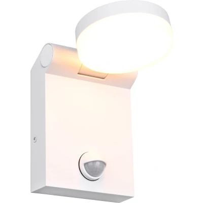 Afbeelding van TRIO ADOUR Wandlamp Wit mat incl. 1x SMD 7,5W Aanspasbaare lichtkleur Bewegingssensor Buitenverlichting IP44