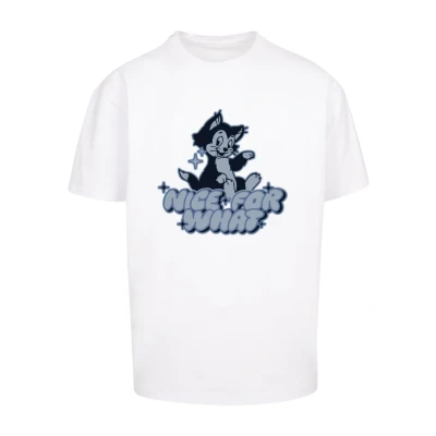 Afbeelding van Upscale by Mister Tee NICE FOR WHAT Heavy Tshirt print, Heren, Maat: Medium, White