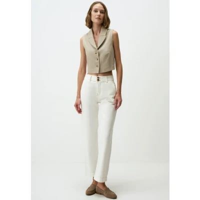 Afbeelding van Jimmy Key Bodywarmer, Dames, Maat: 36, Beige