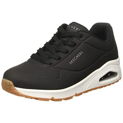 Afbeelding van Skechers Sport UNO Sneakers laag, Dames, Maat: 39.5, Schwarz blk Kunststof