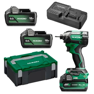 Afbeelding van Wh18dc Wfz Accu Slagschroevendraaier 1/4&quot; 18V, Bl, 210 Nm, Ip56, Mv, 2X 18V 5,0Ah In Hsc Ii