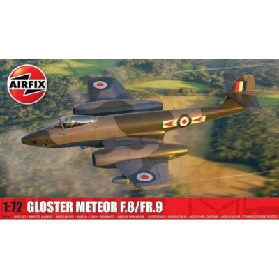 Afbeelding van 1:72 Airfix 04067 Gloster Meteor F.8/FR.9 Straaljager Plastic Modelbouwpakket