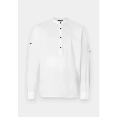 Afbeelding van TOM Tailor Denim Relaxed Tunic Overhemd, Heren, Maat: XS, White