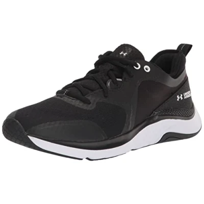 Afbeelding van Under Armour HOVR Omnia Trainingsschoen, Dames, Maat: 40.5, Black/white Textiel/ synthetisch