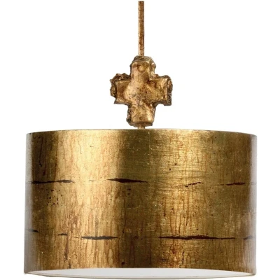 Afbeelding van Flambeau LED Pendelarmatuur Fragment 1X E27 Max 60W Dimbaar Aged Gold