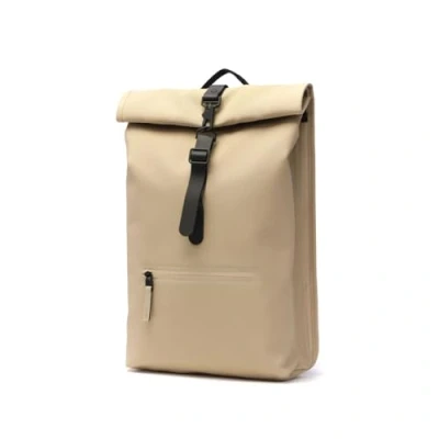 Afbeelding van Rains Rolltop Rucksack W3 sand Laptoptas Laptoprugzak backpack