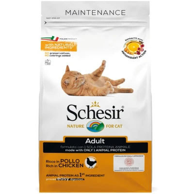Afbeelding van Schesir Kattenvoer Dry Maintenance Kip 400 gr