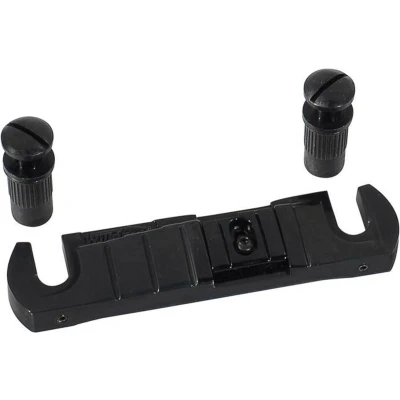 Afbeelding van Wilkinson B GTB brug met studs voor gitaar zwart