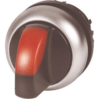 Afbeelding van Eaton 284394 M22 WLKV R Keuzetoets Kunststof frontring Knevel Zwart 1 stuk(s)