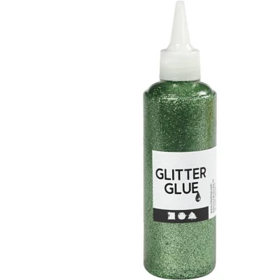 Afbeelding van Creativ Company Glitterlijm Groen, 118ml