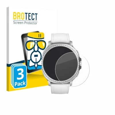 Afbeelding van BROTECT Screenprotector voor Samsung Galaxy Watch 8 Classic (46 mm) Folie Beschermfolie Beschermglas transparant (3 Stuks)