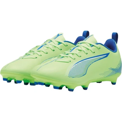 Afbeelding van PUMA Ultra 5 Play Fg/Ag Jr voetbalschoen voor kinderen, uniseks, Fizzy Apple Wit Bluemazing, 38.5 EU